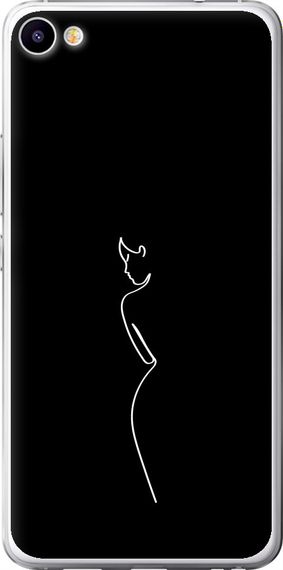 Чехол на Meizu U20 Силуэт1 "4590u-416-17620"