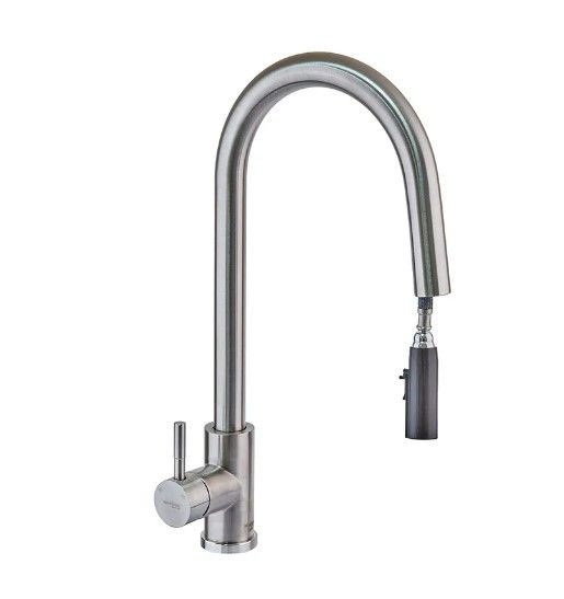 Змішувач для кухні Mixxus з висувною лійкою LUX-014 Hidden (MI6231)