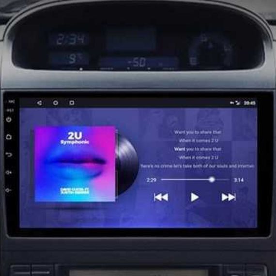 Штатна автомагнітола Toyota Prado 120 2004-2009 (9") Android 10.1 (4/32)чорний (MER-14143_5408) | Зображення 5