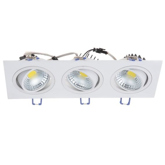 Светильник потолочный LED врезной  LED-173/3x5W NW WH | Зображення 3