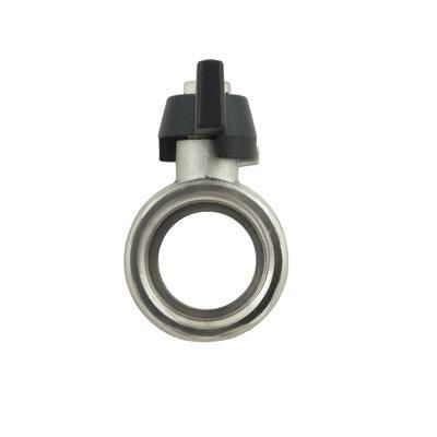 Кран кульовий Raftec BLACK PN40 ЗВ 1/2" метелик DRB11 | Зображення 3