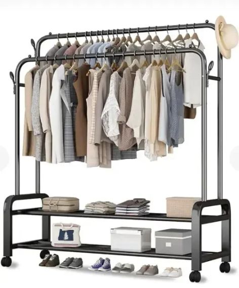 Стійка-вішалка для одягу та взуття подвійна Multipurpose Hanger | Зображення 4