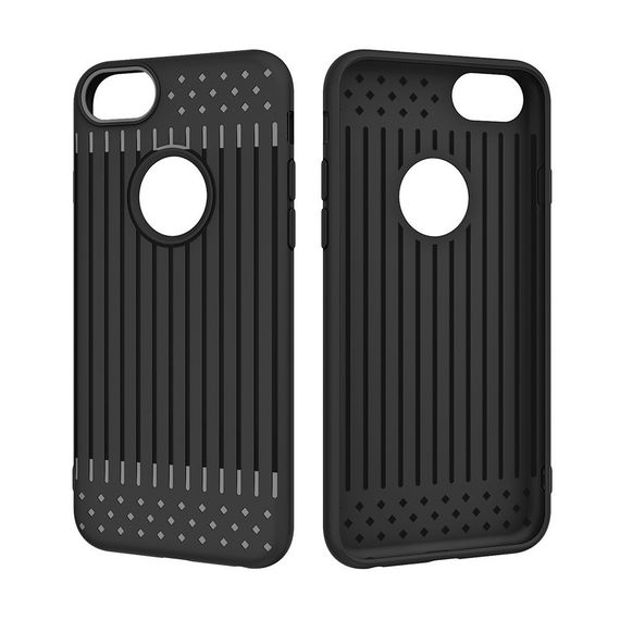 Чехол накладка Primo Shell TPU для Apple iPhone 7 / iPhone 8 / SE 2020 / SE 2022 - Black | Зображення 1