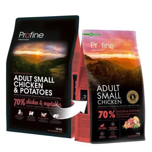 Корм сухой Profine Small Chicken and Potatoes для взрослых собак мелких пород, с курицей и картофелем, 7 кг | Зображення 3
