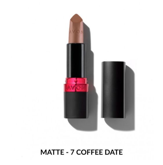 Зволожувальна матова губна помада Avon "Ультра" 7 Класичний кавовий  (7 Coffee Date) 3,6г