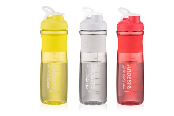 Пляшка для води ARDESTO Smart bottle, 1000мл, тритан, червоний (AR2204TR) | Зображення 6