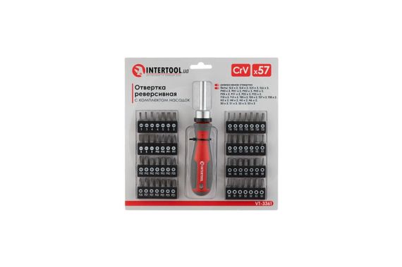 Отвертка Intertool - реверсионная Pro 57 ед. (VT-3361) | Зображення 3