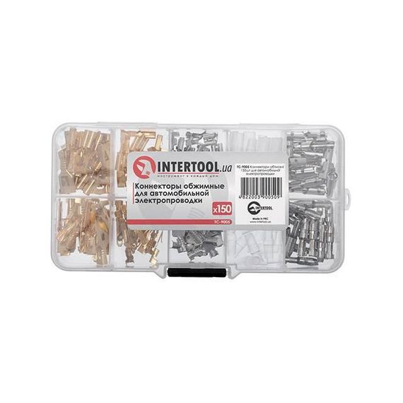 Коннектори обтискні для автомобільної електропроводки, 150 од. INTERTOOL TC-9005 | Зображення 1
