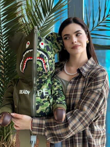 Статуетка Bearbrick BAPE BEAR дизайнерська статуетка ведмідь Беарбрік 70 см mb004 | Зображення 9