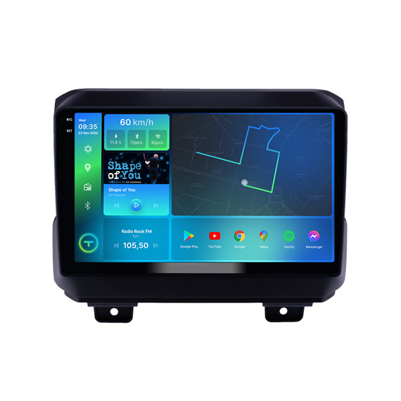 Штатная магнитола Torssen Jeep Wrangler/Rubicon 2018 FL9 4+64Gb 4G Carplay DSP | Зображення 1
