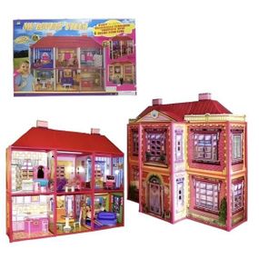 Будиночок ляльковий двоповерховий 6983 Рожевий