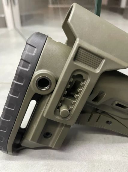 Приклад військовий DLG TBS COMPACT Оливка Mil-Spec, Приклад з високим підщечником 4 см   знижка | Зображення 6
