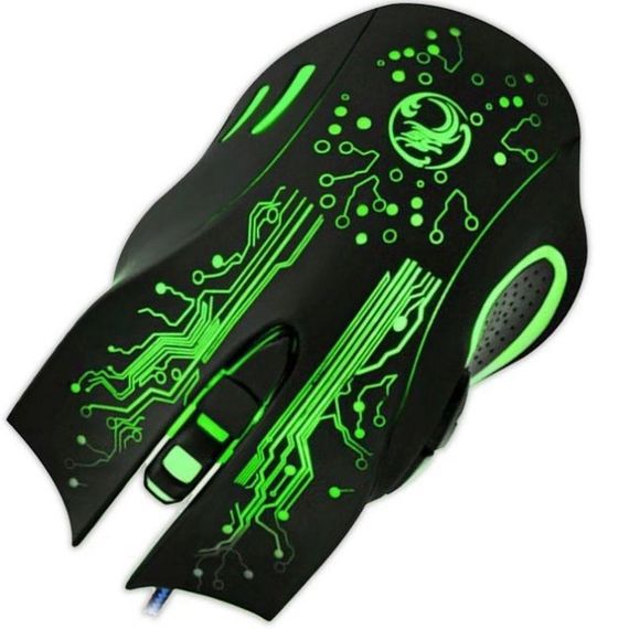 Ігрова дротова миша з регульованим DPI до 7200, RGB підсвічуванням, ергономічним дизайном XPRO X9 (lp-80556_239) | Зображення 2