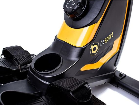 Гребний тренажер Besport BS-6032R SWIMMER магнітний чорно-жовтий | Зображення 5