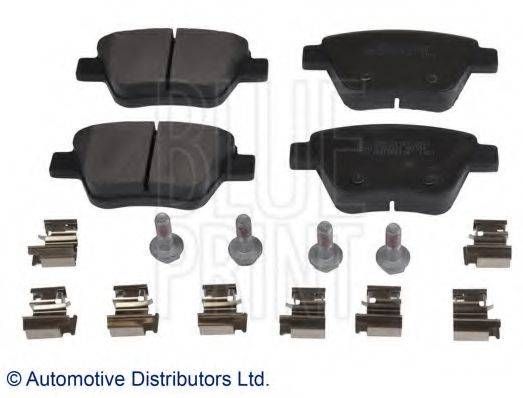 Комплект гальмівних колодок з 4 шт. дисків BLUE PRINT ADV184218 на VW GOLF TOURAN (1T3)