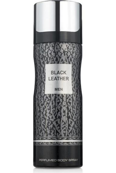 Дезодорант Чоловічий дезодорант Fragrance World Black Leather 200мл – елегантність і стиль у кожному спреї. 200 мл