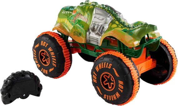 Монстр трак на радиоуправлении Хот Вилс Динозавр Оригинал Hot Wheels Rageasaur 1:15 | Зображення 3