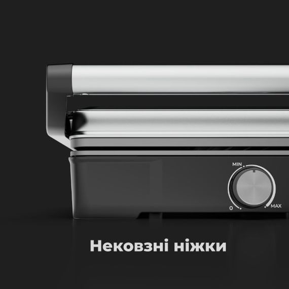 Электрогриль контактный AENO EG2 AEG0002 2000 Вт серебристый | Зображення 8
