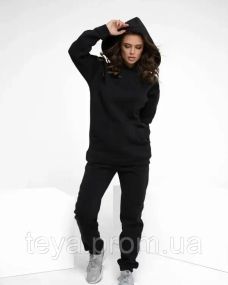 Спортивний костюм для жінок чорний розміри XL, M, S, L FI_001805