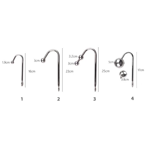 Анальний гак 3 із нашийником з натуральної шкіри Art of Sex - Anal hook, Чорний | Зображення 2