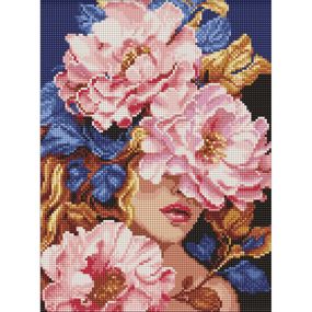 Алмазная мозаика "Цветочное очарование" AMO8019, 30х40 см