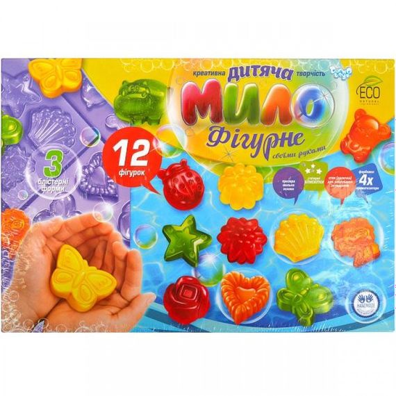 Набор для мыловарения "Мыло фигурное", 12 фигур