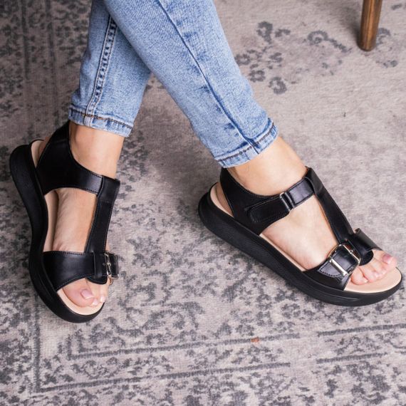 Женские сандалии Fashion Bruno 3027 36 размер 235 см Черный | Зображення 5
