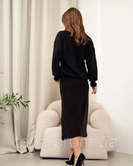 Костюм цвет черный размеры S, M, L, XL FI_009365 | Зображення 2