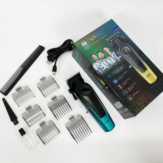 Профі машинка для стрижки волосся VGR, Машинка для стрижки від акб Набір машинок XK-34 | Зображення 8