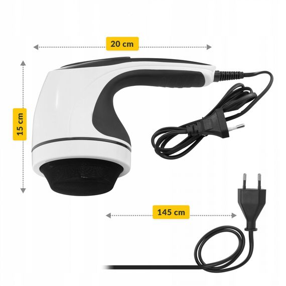 Антицелюлітний ручний масажер для тіла 4FIZJO Body Shaping 4 в 1 4FJ0557 White (P-5907739319111) | Зображення 9