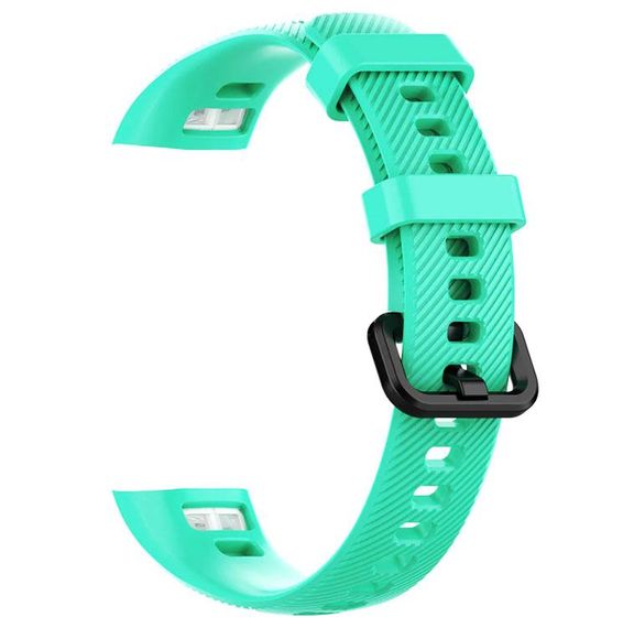 Силіконовий ремінець Primo для фітнес-браслета Huawei Honor Band 4 / 5 - Mint | Зображення 1