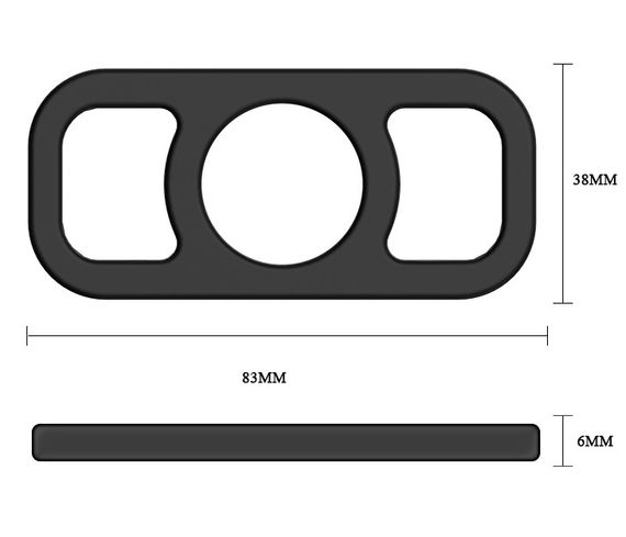 Силиконовое кольцо для полового члена BAILE - Erection Ring, BI-014361 sexstyle | Зображення 6