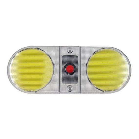 Ліхтар LED для освітлення салону з вимикачем 12В-80В 200х75х15 мм COB-діоди 96 шт