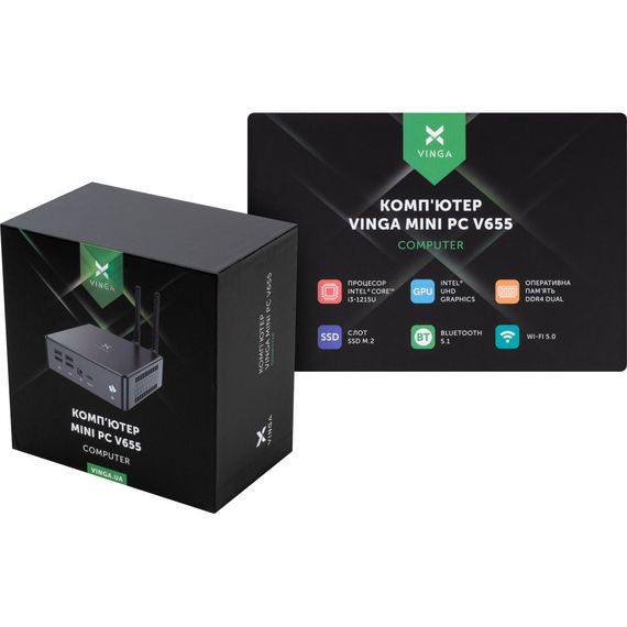 Комп&#039;ютер Vinga Mini PC V655 (V6551215U.16256W1P) | Зображення 9