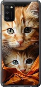 Чохол на Samsung Galaxy A41 A415F Котики 2 із силікону FCh_008256