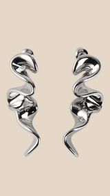 Сережки жіночі Хвиля Морська тематика LAWA WTJ02620 Срібний shop (2000999550621)