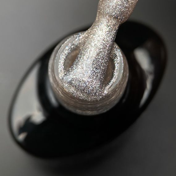 Світловідбивна база Crooz Crystal Base №04 (айворі з блиском) 8мл | Зображення 2