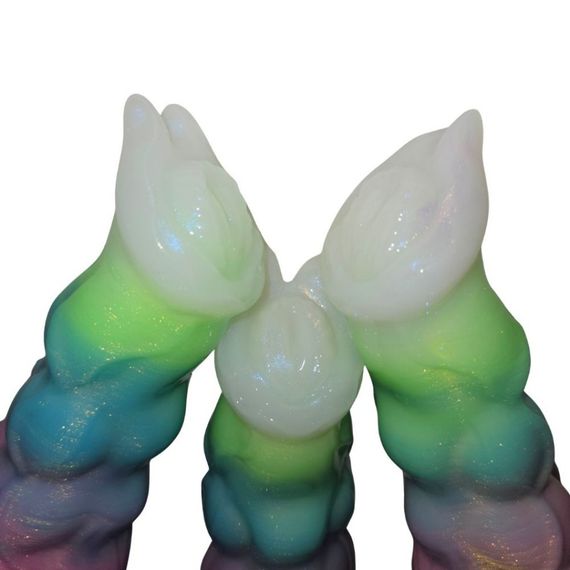 Вібратор люмінесцентний з пультом UNIVIBE Unicorn, кольоровий, 25 х 5.7 см Sex Aura | Зображення 9