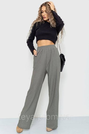 Штани жіночі вільного крою колір оливковий, S, M, L, XL, XXL FA_006245 | Зображення 1