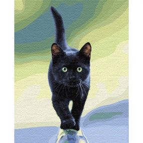Картина за номерами "Котяча грація" КНО4206 Ідейка (4823104324829)