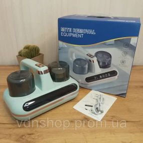 Зелений  Бездротовий розумний очисник від кліщів з ультрафіолетовою стерилізацією та HEPA-фільтром