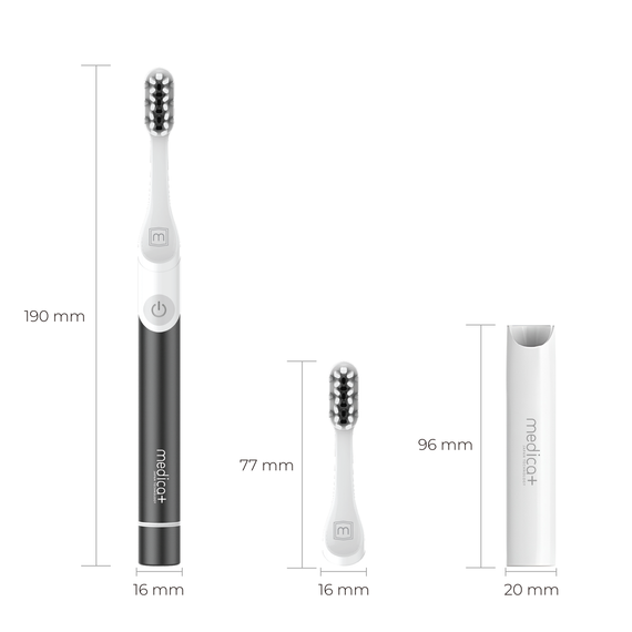 Звукова зубна щітка MEDICA+ ProBrush 7.0 Compact (Black) | Зображення 4