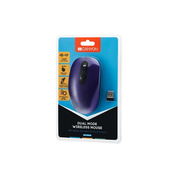 Мишка Canyon CNS-CMSW09V Wireless Violet (CNS-CMSW09V) | Зображення 4