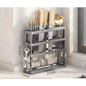 Кухонная подставка,настенная многофункциональная стойка для хранения  AND-90-10-24pcs