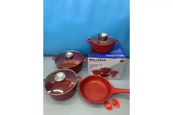 Набір посуду 9 предметів Bellmax Cookware Set BM-120 | Зображення 2