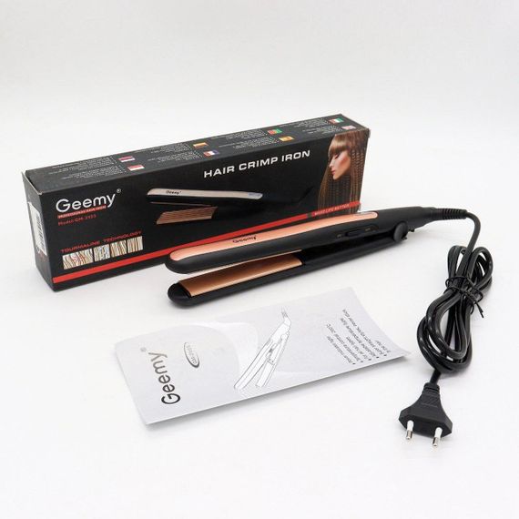 Плойка для вирівнювання волосся GEEMY GM-2955W / Випрямляч з турмаліновим покриттям / Утюжок для волосся | Зображення 9