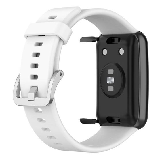 Силіконовий ремінець Primolux для смарт-годинника Huawei Watch Fit (TIA-B09) - White | Зображення 2