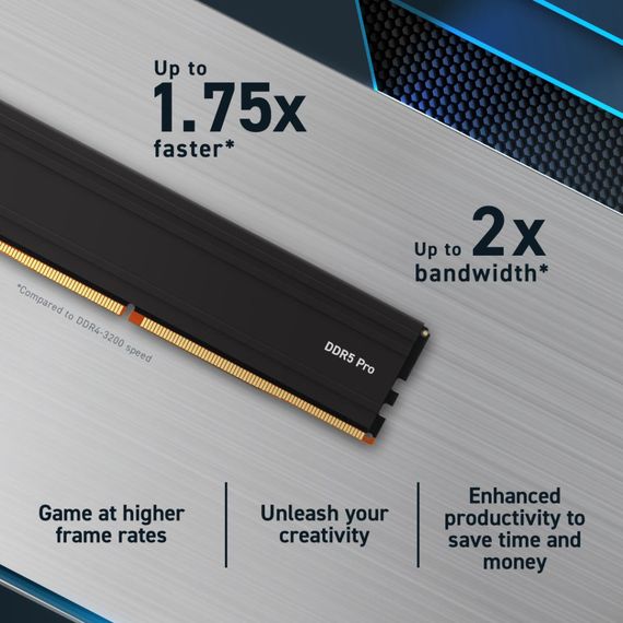 Модуль пам&#039;яті для комп&#039;ютера DDR5 32GB (2x16GB) 5600 MHz Pro Micron (CP2K16G56C46U5) | Зображення 4