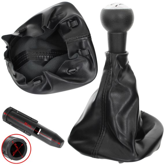 Citroen C4 ручка переключения передач 5 ступка + чехол + адаптер, Ситроен С4 | Зображення 2