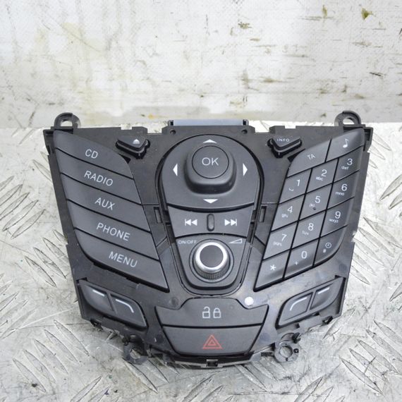 Панель магнітоли Ford Fiesta VII 2008-2017 Панель магнітоли центральний Форд Фієста 7 AV1T18K811DC